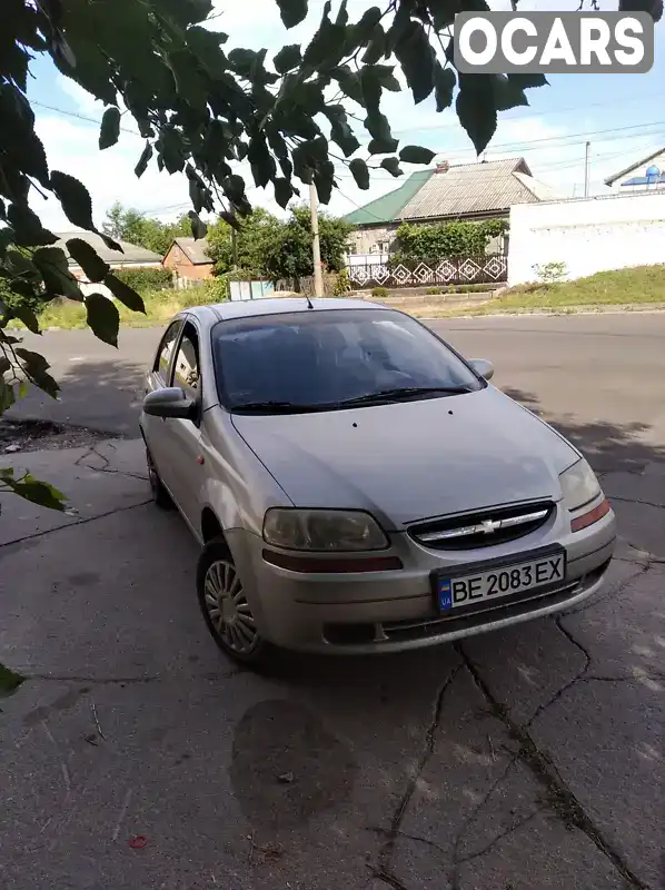 Седан Chevrolet Aveo 2005 1.5 л. Ручна / Механіка обл. Миколаївська, Первомайськ - Фото 1/9