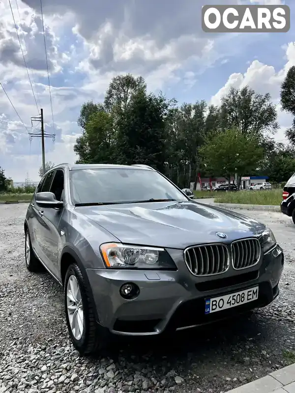 Позашляховик / Кросовер BMW X3 2013 2 л. Автомат обл. Тернопільська, Тернопіль - Фото 1/19