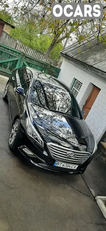 Седан Hyundai Sonata 2014 2.36 л. Автомат обл. Черкасская, Каменка - Фото 1/21