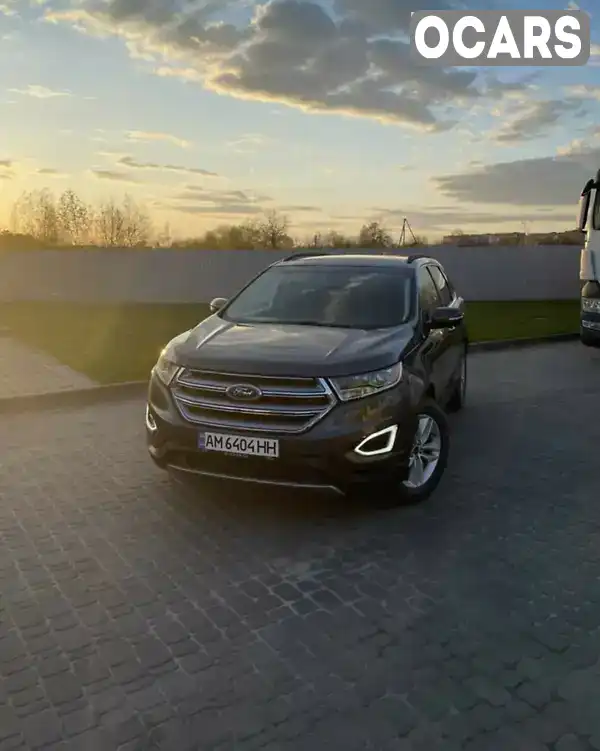 Внедорожник / Кроссовер Ford Edge 2015 2 л. Автомат обл. Житомирская, Бердичев - Фото 1/18