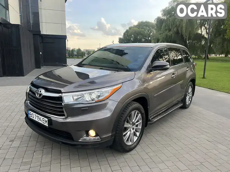 Внедорожник / Кроссовер Toyota Highlander 2014 3.5 л. Автомат обл. Хмельницкая, Хмельницкий - Фото 1/21