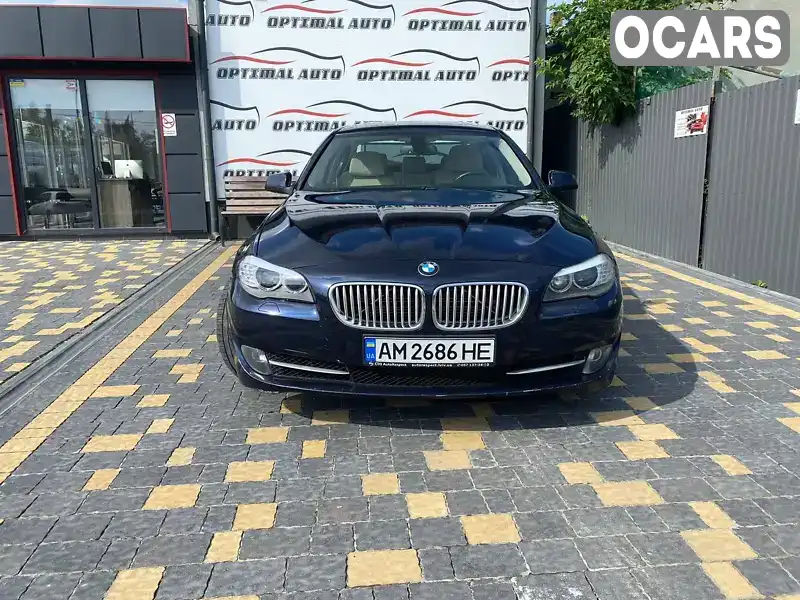 Седан BMW 5 Series 2012 2.98 л. Автомат обл. Львовская, Львов - Фото 1/21