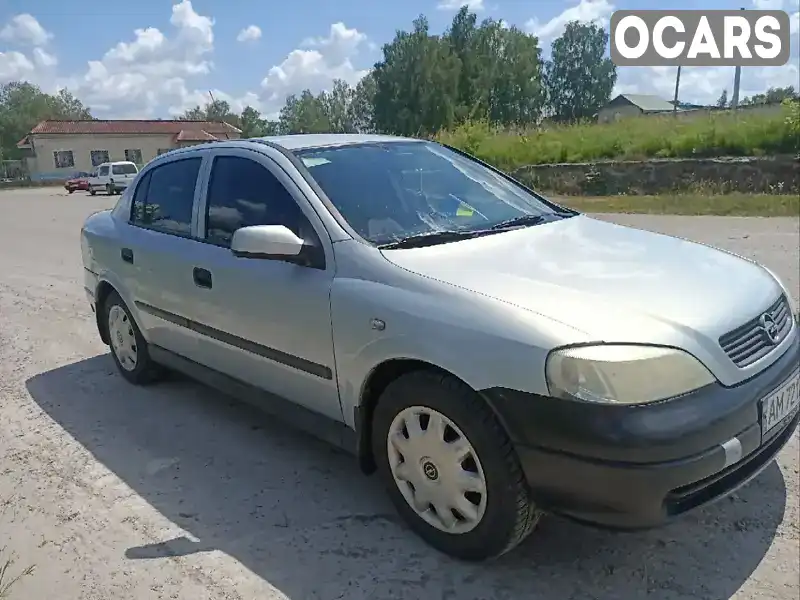 Хетчбек Opel Astra 2004 1.6 л. Ручна / Механіка обл. Житомирська, Звягель - Фото 1/12