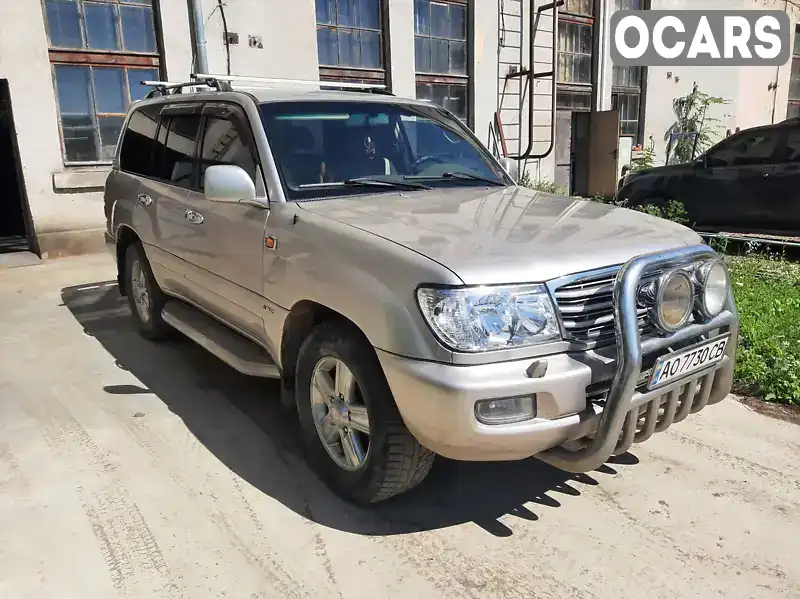 Позашляховик / Кросовер Toyota Land Cruiser 2001 4.2 л. Автомат обл. Закарпатська, Ужгород - Фото 1/8