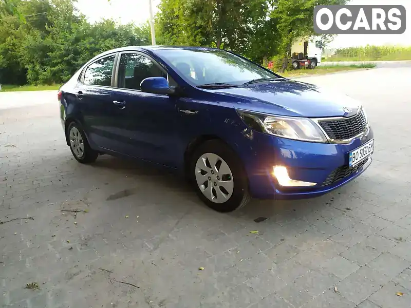 Седан Kia Rio 2012 1.59 л. Автомат обл. Тернопольская, Бучач - Фото 1/13