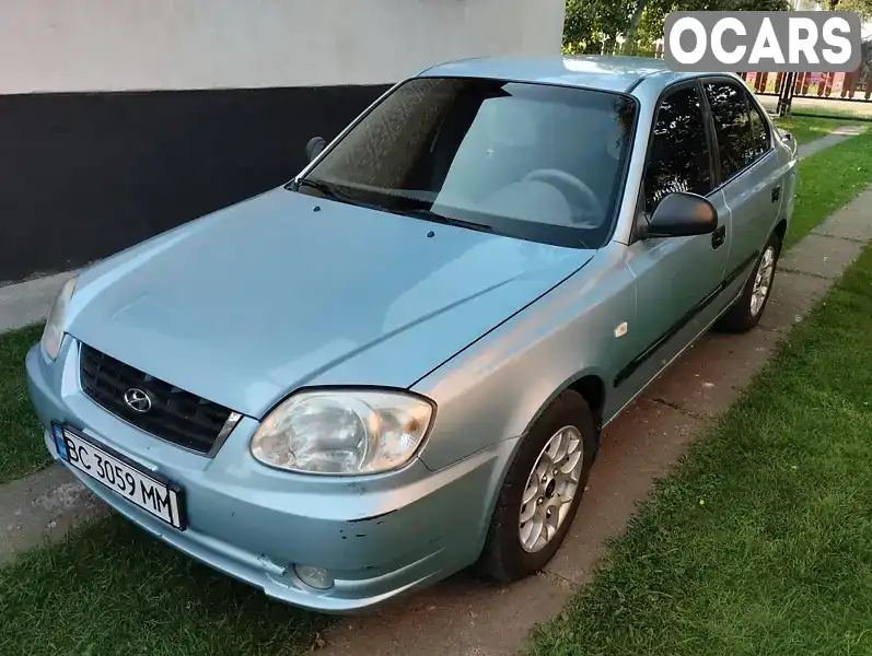 Седан Hyundai Accent 2005 1.5 л. Ручная / Механика обл. Львовская, Стрый - Фото 1/13