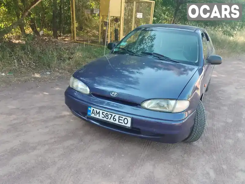 Седан Hyundai Accent 1995 1.3 л. Ручна / Механіка обл. Житомирська, Коростень - Фото 1/9