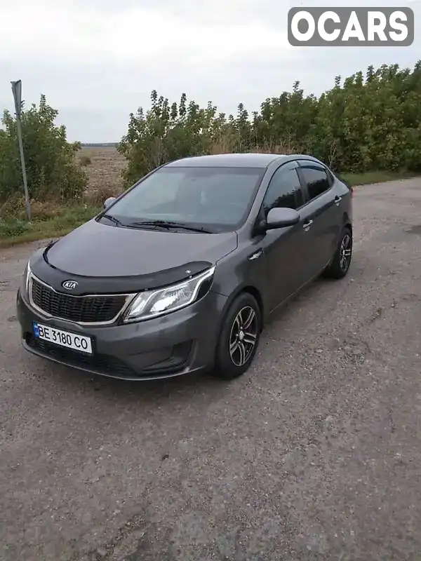 Седан Kia Rio 2012 1.4 л. Автомат обл. Николаевская, Первомайск - Фото 1/11