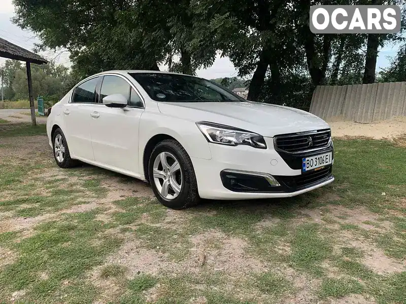 Седан Peugeot 508 2016 2 л. Ручная / Механика обл. Тернопольская, Тернополь - Фото 1/21