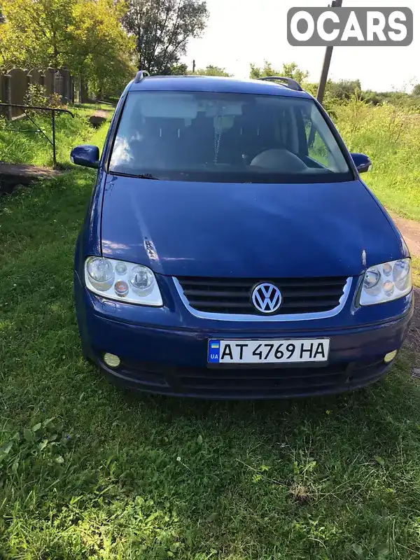 Мінівен Volkswagen Touran 2006 1.9 л. Ручна / Механіка обл. Івано-Франківська, Бурштин - Фото 1/14