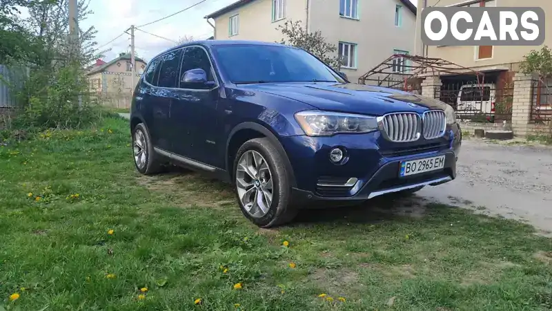 Позашляховик / Кросовер BMW X3 2016 2 л. Автомат обл. Тернопільська, Тернопіль - Фото 1/21