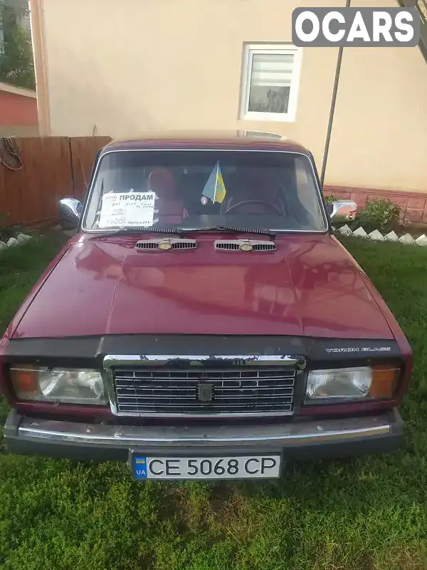 Седан ВАЗ / Lada 2107 2008 1.5 л. Ручная / Механика обл. Черновицкая, Новоселица - Фото 1/9