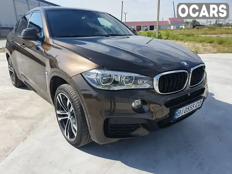 Позашляховик / Кросовер BMW X6 2015 4.39 л. Автомат обл. Полтавська, Горішні Плавні (Комсомольськ) - Фото 1/21