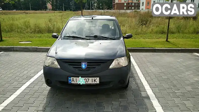 Седан Dacia Logan 2008 1.39 л. Ручная / Механика обл. Киевская, Вышневое - Фото 1/14