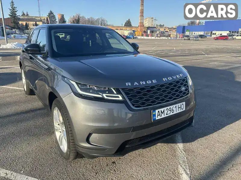 Позашляховик / Кросовер Land Rover Range Rover Velar 2018 2 л. Автомат обл. Житомирська, Житомир - Фото 1/21