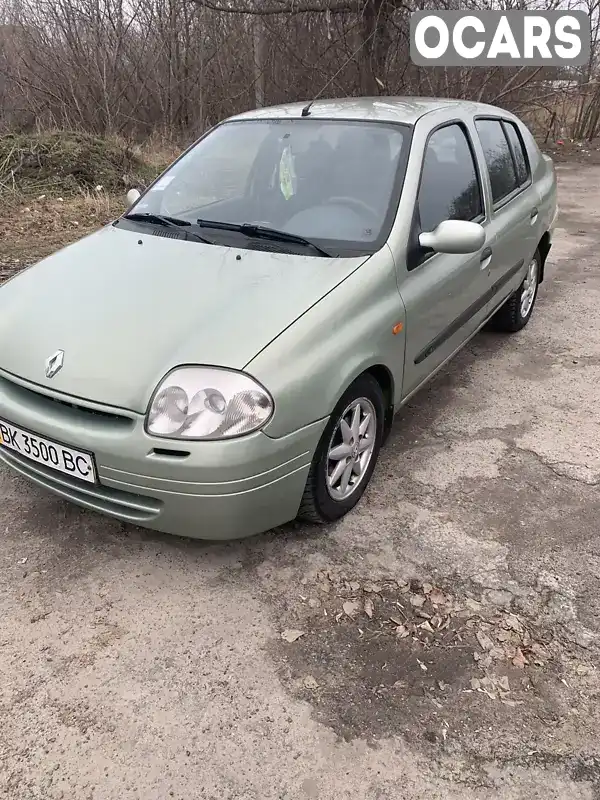 Седан Renault Symbol 2002 1.4 л. Ручна / Механіка обл. Рівненська, Рівне - Фото 1/20