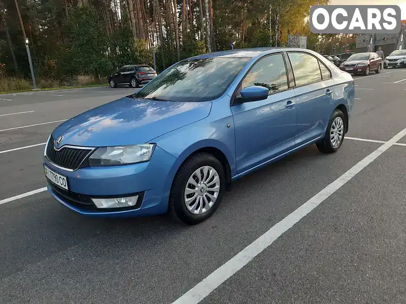 Ліфтбек Skoda Rapid 2013 1.2 л. Ручна / Механіка обл. Київська, Обухів - Фото 1/21