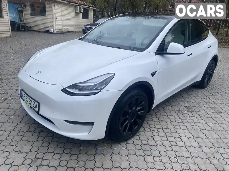 Внедорожник / Кроссовер Tesla Model Y 2020 null_content л. Автомат обл. Днепропетровская, Днепр (Днепропетровск) - Фото 1/9