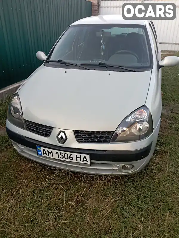 Хэтчбек Renault Clio 2003 1.46 л. Ручная / Механика обл. Житомирская, Малин - Фото 1/10