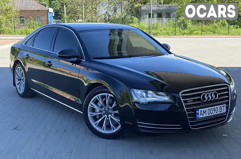 Седан Audi A8 2011 3 л. Автомат обл. Житомирская, Житомир - Фото 1/21