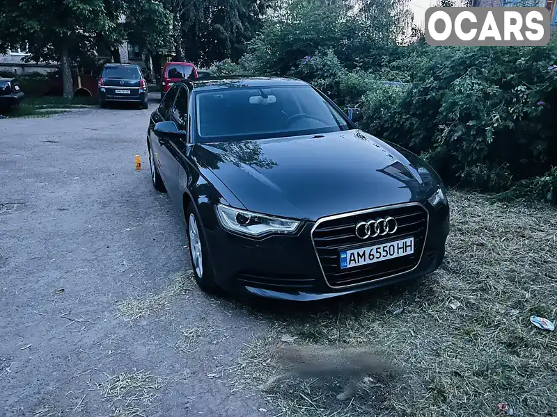 Седан Audi A6 2012 2 л. Автомат обл. Житомирська, Бердичів - Фото 1/9