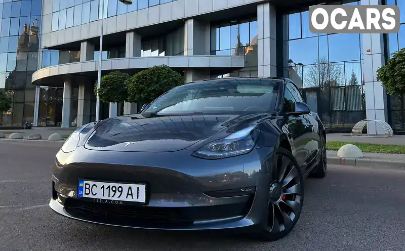 Седан Tesla Model 3 2021 null_content л. Автомат обл. Львівська, Львів - Фото 1/21