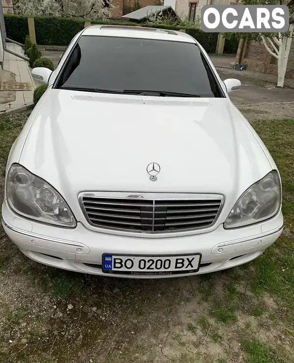 Седан Mercedes-Benz S-Class 2000 5 л. Автомат обл. Тернопольская, Тернополь - Фото 1/21