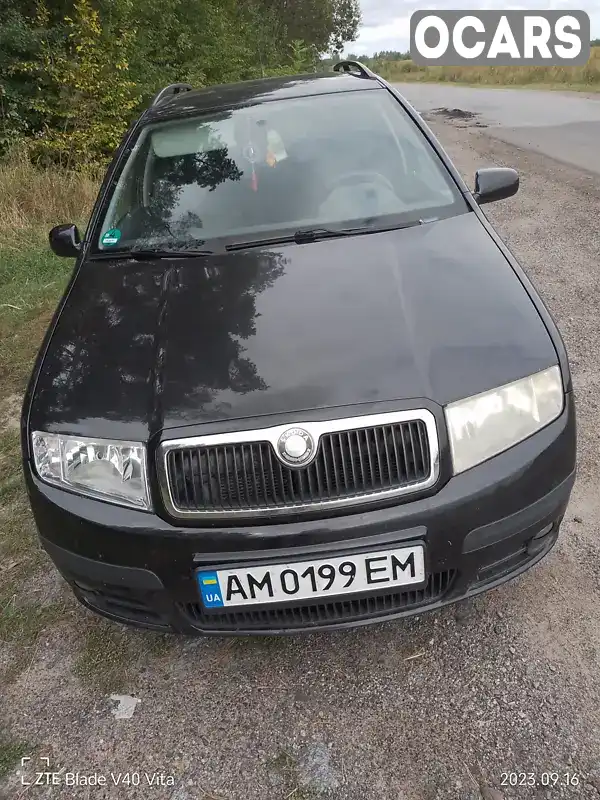 Универсал Skoda Fabia 2006 1.39 л. Ручная / Механика обл. Житомирская, Чуднов - Фото 1/7