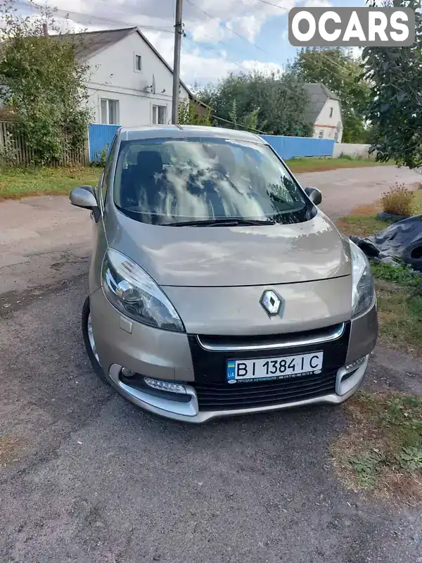 Мінівен Renault Scenic 2012 1.5 л. Ручна / Механіка обл. Полтавська, Пирятин - Фото 1/21