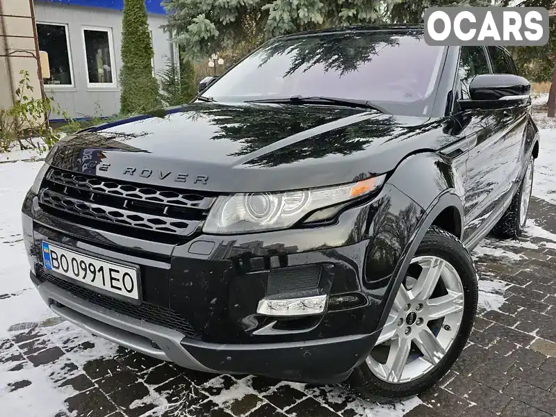 Внедорожник / Кроссовер Land Rover Range Rover Evoque 2012 2 л. Автомат обл. Тернопольская, Тернополь - Фото 1/21