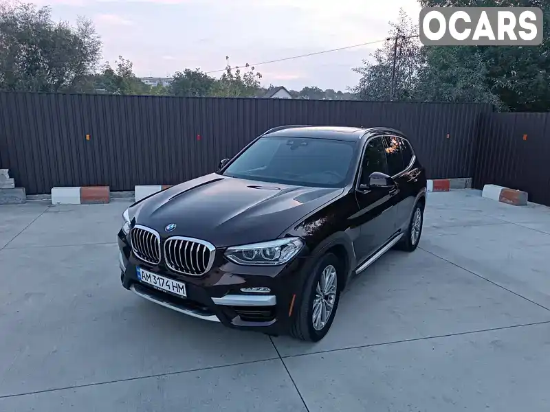 Позашляховик / Кросовер BMW X3 2018 2 л. Автомат обл. Житомирська, Бердичів - Фото 1/21