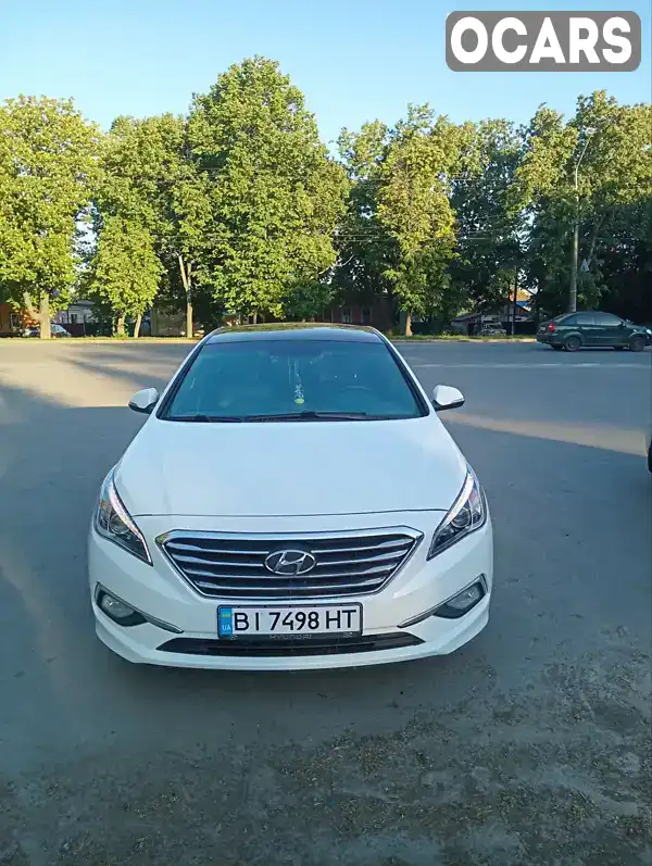 Седан Hyundai Sonata 2015 2 л. Автомат обл. Полтавская, Полтава - Фото 1/21