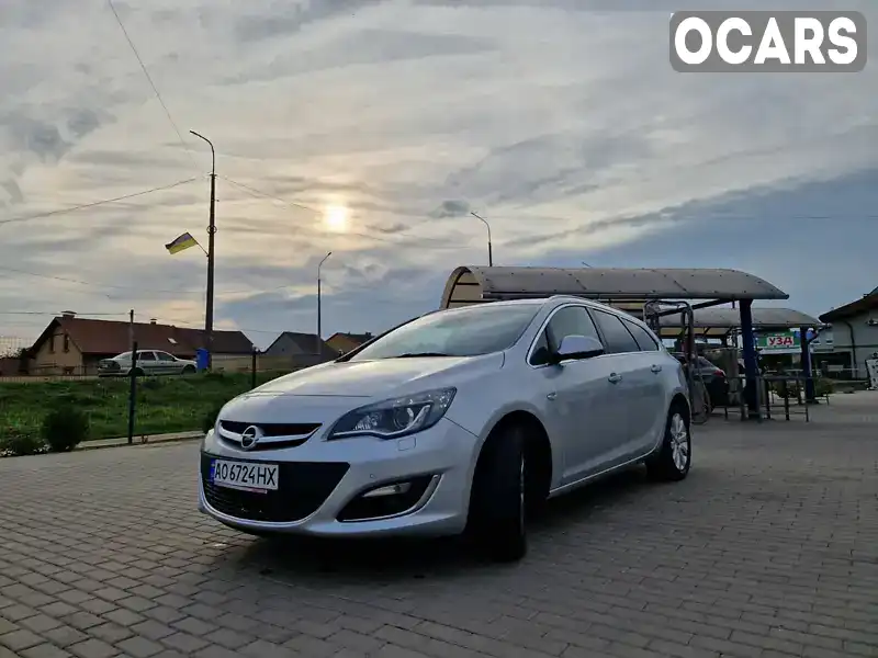 Універсал Opel Astra 2014 1.6 л. Ручна / Механіка обл. Закарпатська, Мукачево - Фото 1/21