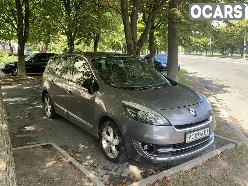 Мінівен Renault Grand Scenic 2012 1.6 л. Ручна / Механіка обл. Волинська, Луцьк - Фото 1/21