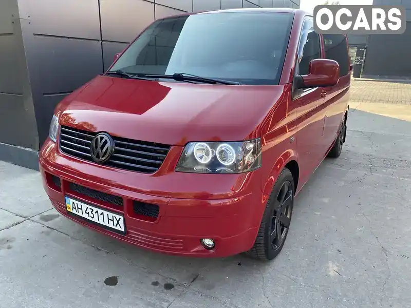 Минивэн Volkswagen Transporter 2007 2.5 л. Ручная / Механика обл. Закарпатская, Тячев - Фото 1/21