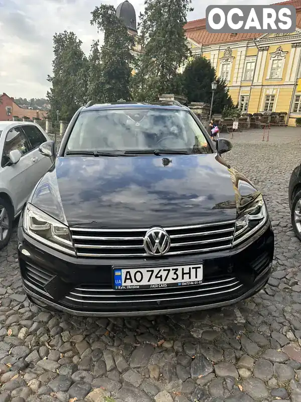 Внедорожник / Кроссовер Volkswagen Touareg 2015 4.2 л. Автомат обл. Закарпатская, Ужгород - Фото 1/21