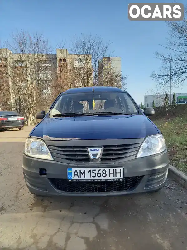 Седан Dacia Logan 2009 1.4 л. Ручная / Механика обл. Житомирская, Житомир - Фото 1/11