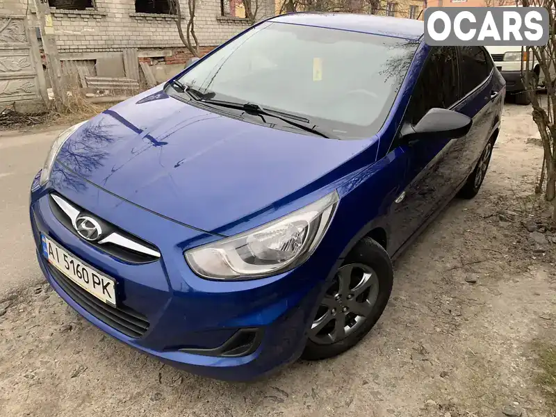 Седан Hyundai Accent 2013 1.4 л. Ручная / Механика обл. Киевская, Борисполь - Фото 1/21