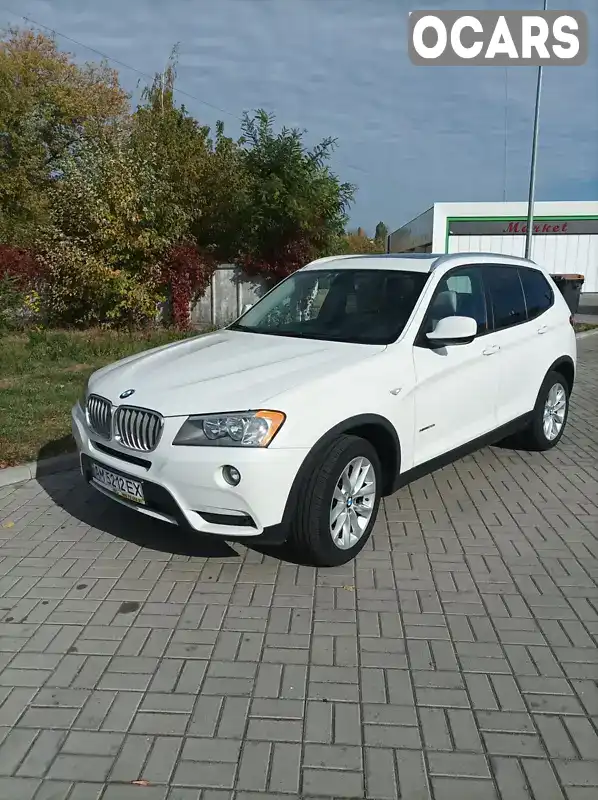 Внедорожник / Кроссовер BMW X3 2012 2 л. Автомат обл. Житомирская, Житомир - Фото 1/21