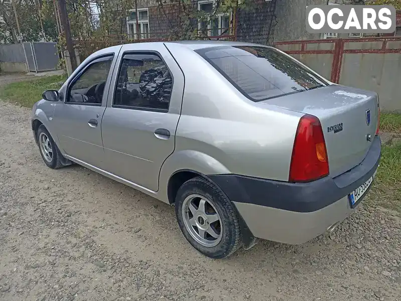 Седан Dacia Logan 2006 1.39 л. Ручная / Механика обл. Закарпатская, Хуст - Фото 1/8