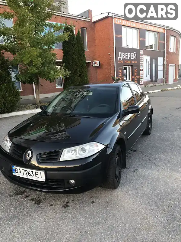 Седан Renault Megane 2008 1.6 л. Ручна / Механіка обл. Кіровоградська, Кропивницький (Кіровоград) - Фото 1/11