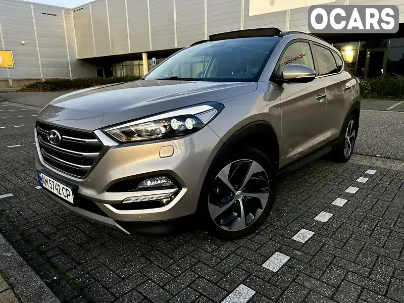 Позашляховик / Кросовер Hyundai Tucson 2016 1.59 л. Робот обл. Житомирська, Житомир - Фото 1/21