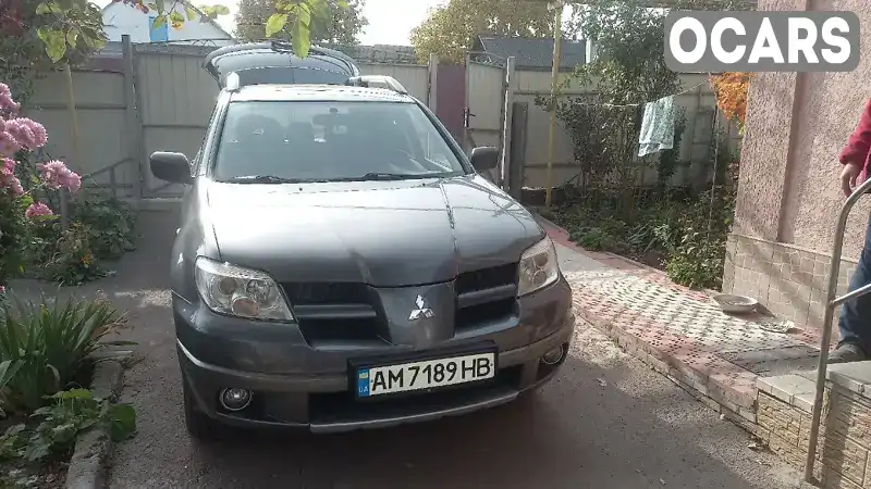 Внедорожник / Кроссовер Mitsubishi Outlander 2007 2 л. Ручная / Механика обл. Житомирская, Коростень - Фото 1/9