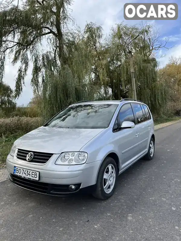 Мінівен Volkswagen Touran 2005 1.97 л. Ручна / Механіка обл. Тернопільська, Бучач - Фото 1/21