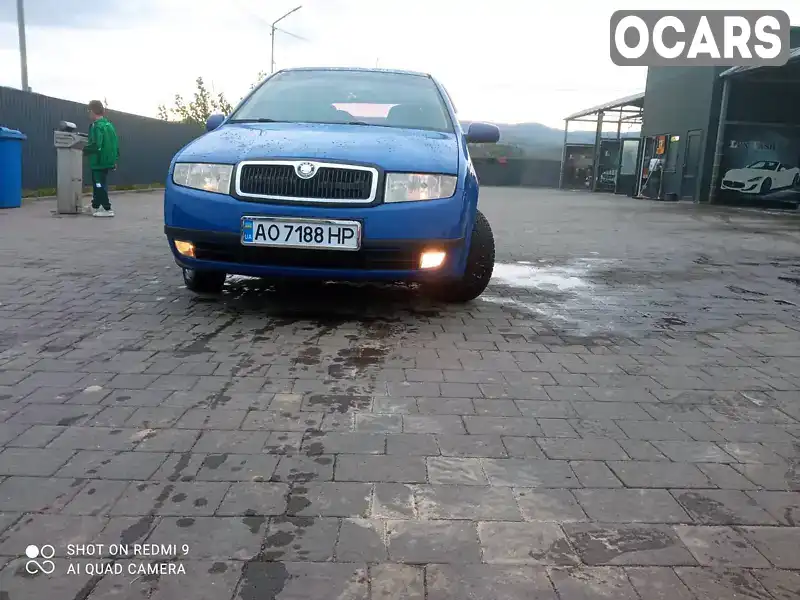 Хэтчбек Skoda Fabia 2002 1.2 л. Ручная / Механика обл. Закарпатская, Тячев - Фото 1/10