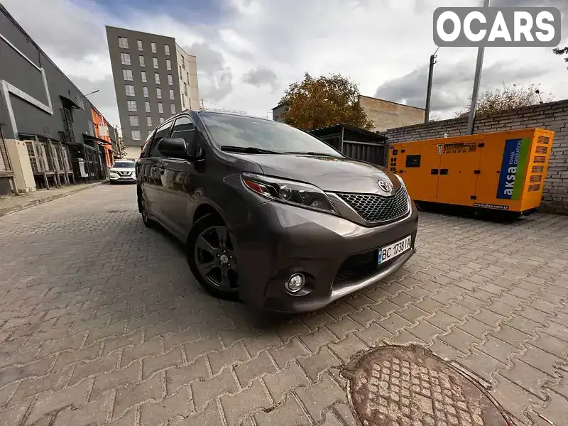 Минивэн Toyota Sienna 2017 3.46 л. Автомат обл. Львовская, Львов - Фото 1/21