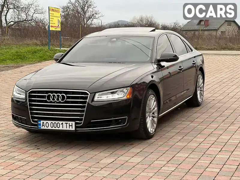 Седан Audi A8 2015 3 л. Автомат обл. Закарпатская, Мукачево - Фото 1/21