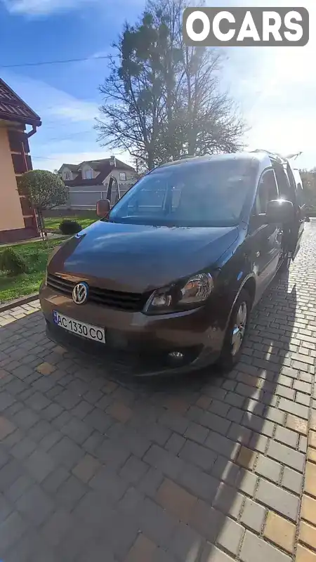 Минивэн Volkswagen Caddy 2014 2 л. Ручная / Механика обл. Волынская, Нововолынск - Фото 1/12