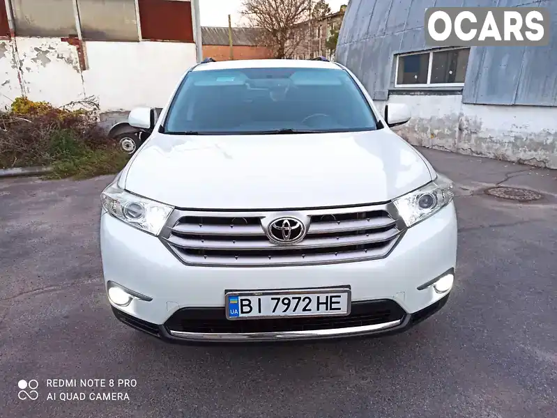 Позашляховик / Кросовер Toyota Highlander 2012 3.5 л. Автомат обл. Полтавська, Полтава - Фото 1/17