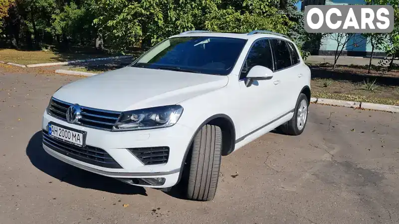 Внедорожник / Кроссовер Volkswagen Touareg 2014 3 л. Автомат обл. Донецкая, Доброполье - Фото 1/21